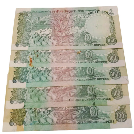 Rs 100 old Agriculture issue very demanding all governor set very hard to find - Collection Bazzar