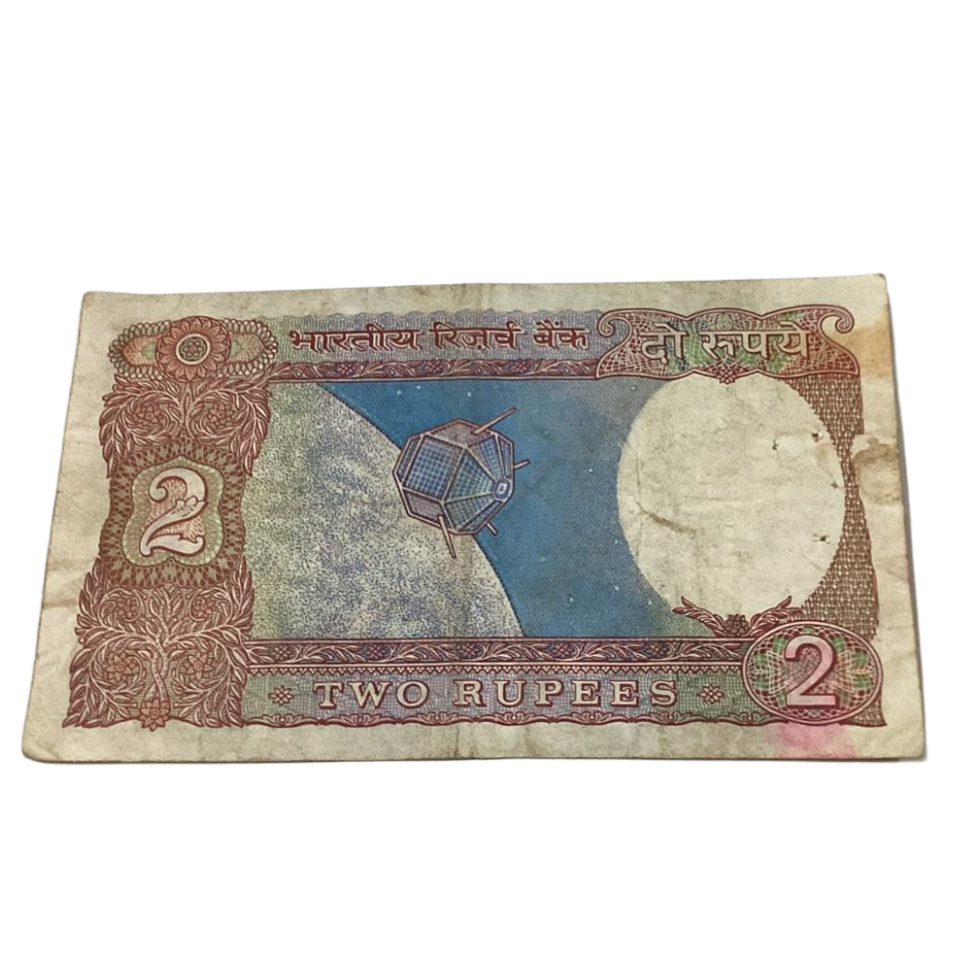 Rs 2 note 242786 bismillah holy number ending 786 governor r n malhotra rare collectible - Collection Bazzar