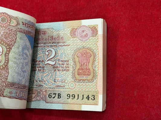 Rs 2 sattelite packet 991101 with 991199 mirror no. governor R N malhotra - Collection Bazzar
