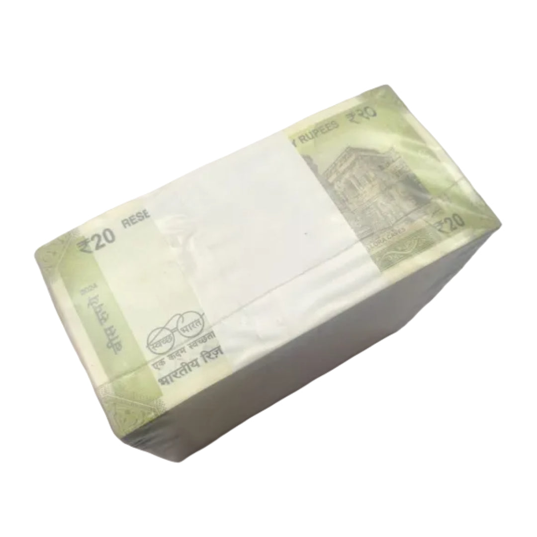 Rs 20 Note Rim Serial Packet – Consecutive Numbered Notes - Collection Bazzar
