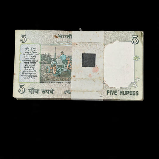Rs 5 Birthday Anniversary Notes Packet Holy 786 Serial 280701 28 july - Collection Bazzar