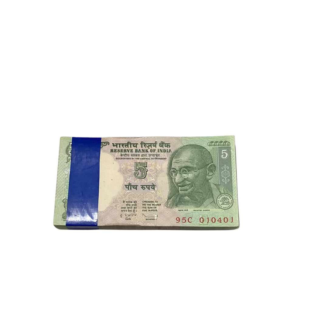 Rs 5 birthday packet 010401 governor subbarao rare collectible - Collection Bazzar