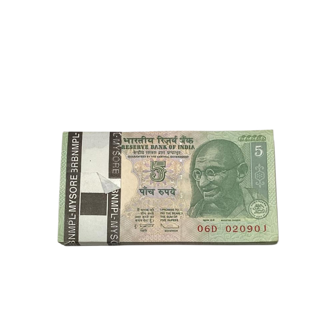 Rs 5 birthday packet 020901 governor subbarao rare collectible - Collection Bazzar
