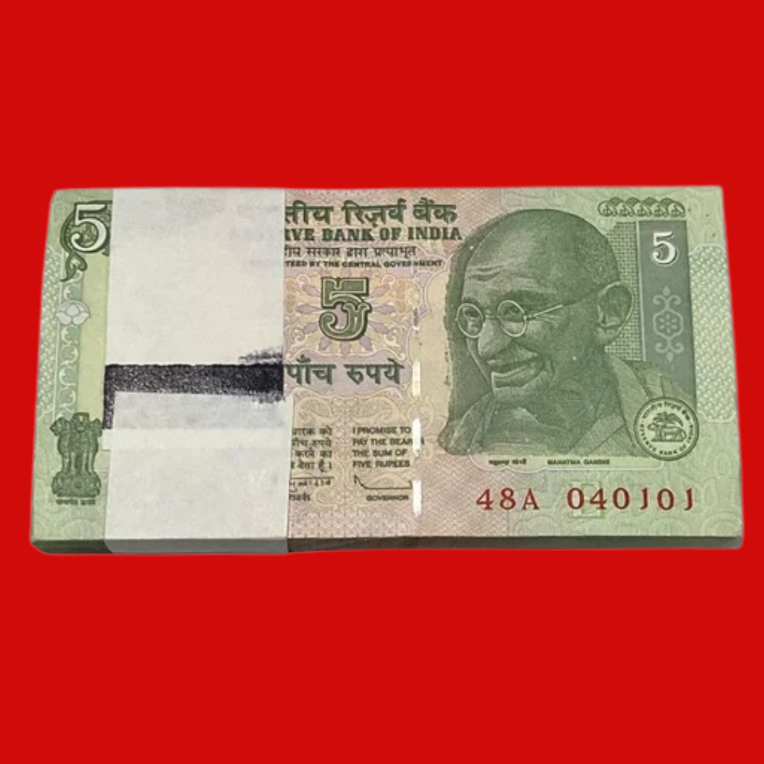 Rs 5 birthday packet 040101 governor subbarao rare collectible - Collection Bazzar