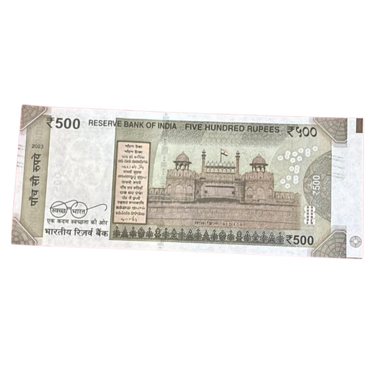 Rare ₹500 Big Size Error Note – Extra Paper | UNC Condition | Hard to Find - Collection Bazzar