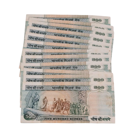 Rs 500 Note Lot | Governor S Vaikatraman | Each Note ₹3000 - Collection Bazzar