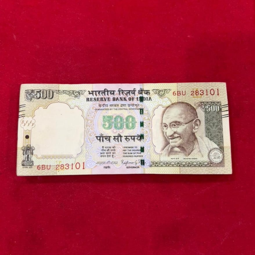 Rs 500 Note serial Packet 283101 | Old RBI Issue 100 UNC - Collection Bazzar