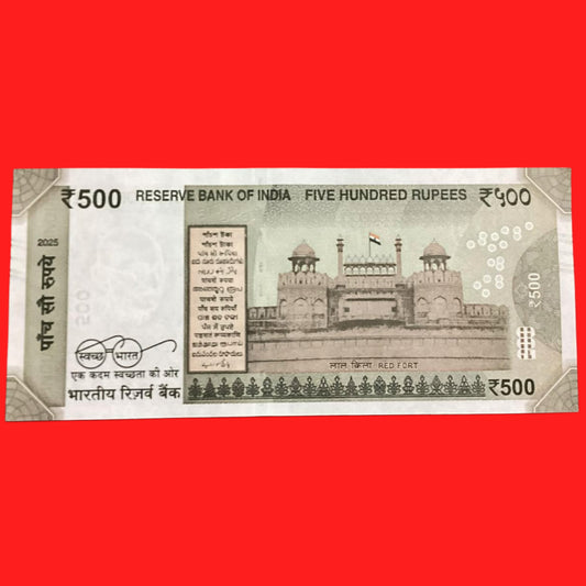 Rs 500 star double 786786 type (786687 ) vintage and rare - Collection Bazzar