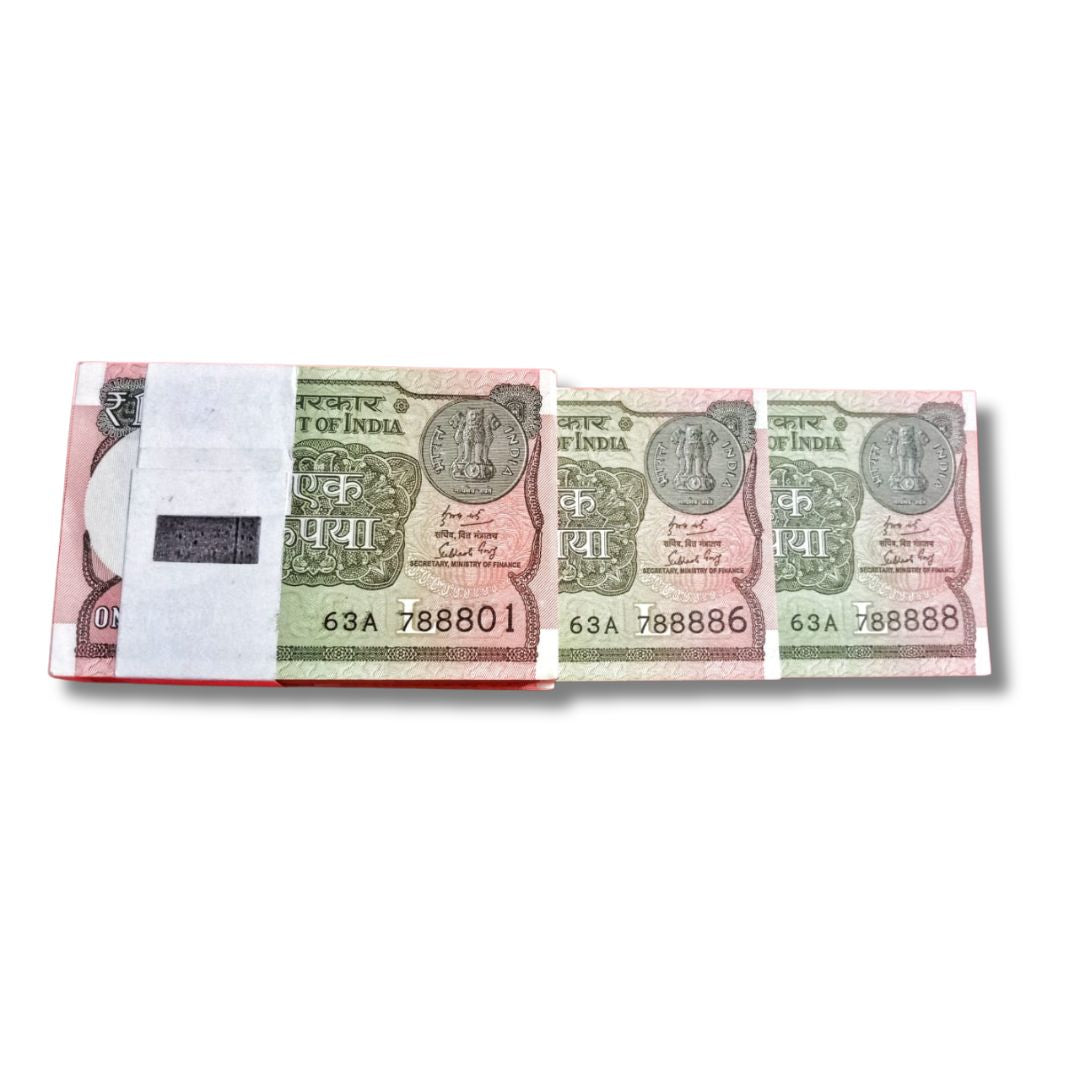 Rs 1 New Note Packet – 788801 | Bismillah Holy Number & Fancy Numbers |