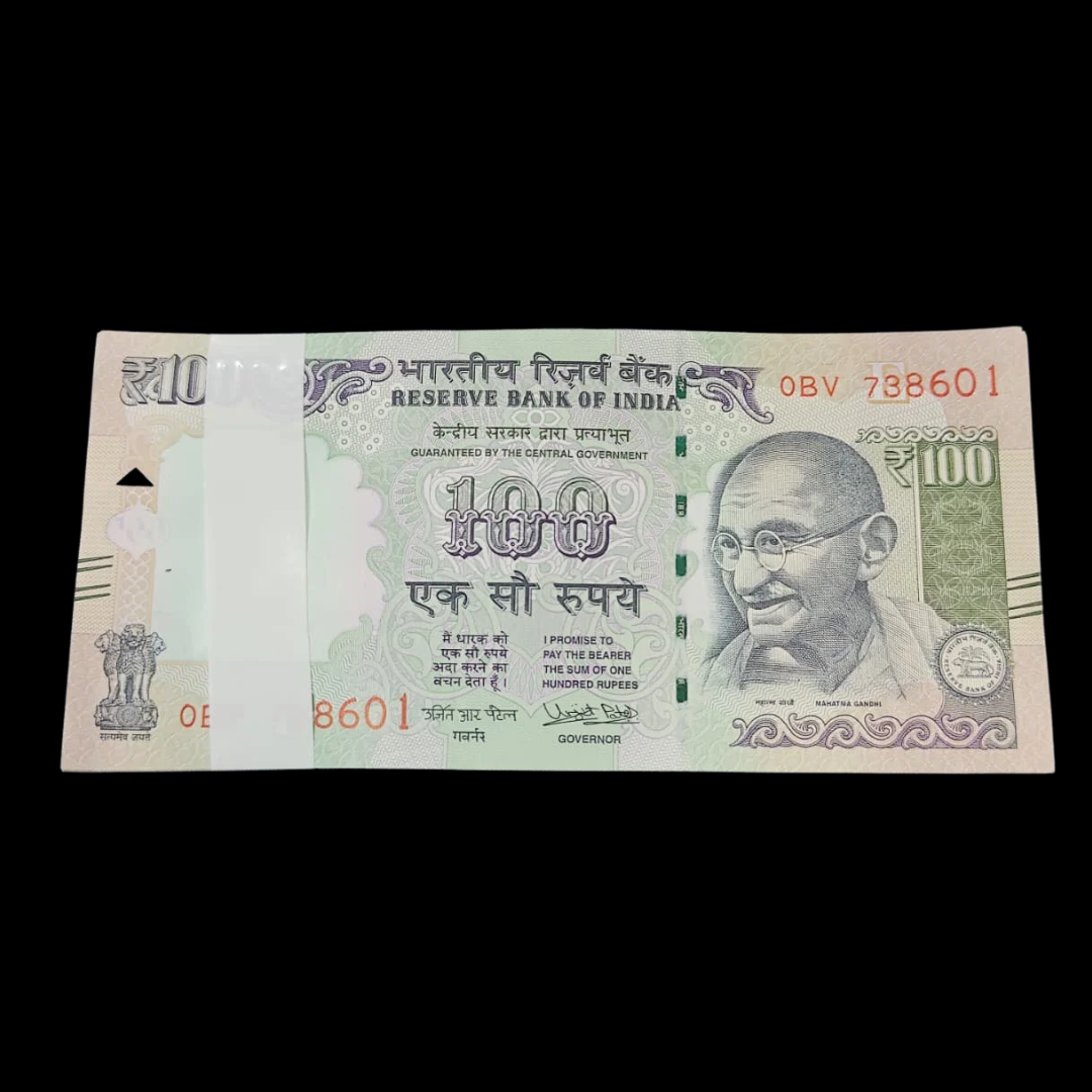 Rs 100 Old Packet With Brail Governor Urjit Patel Rare Collectible
