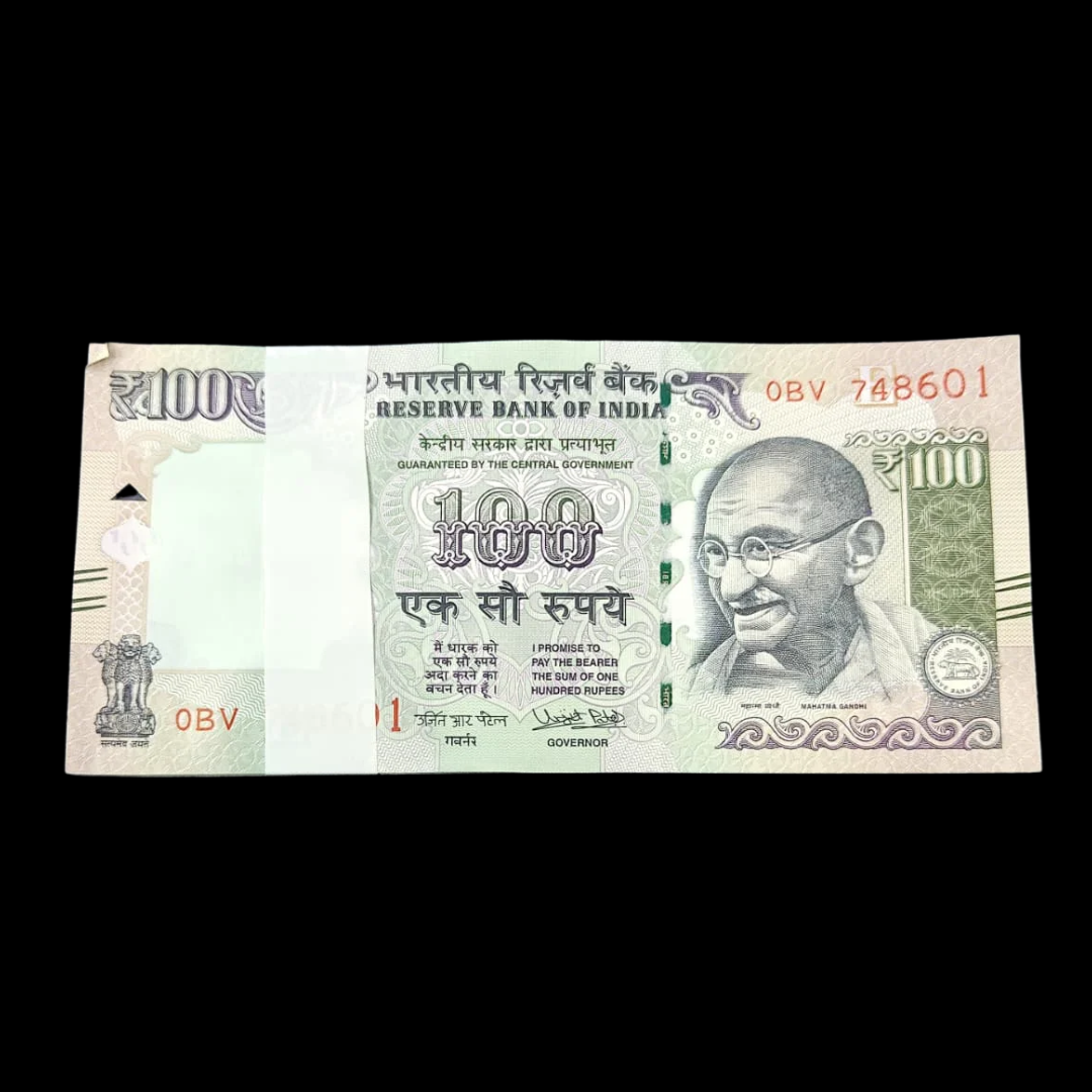 Rs 100 Old Packet With Brail Governor Urjit Patel Rare Collectible