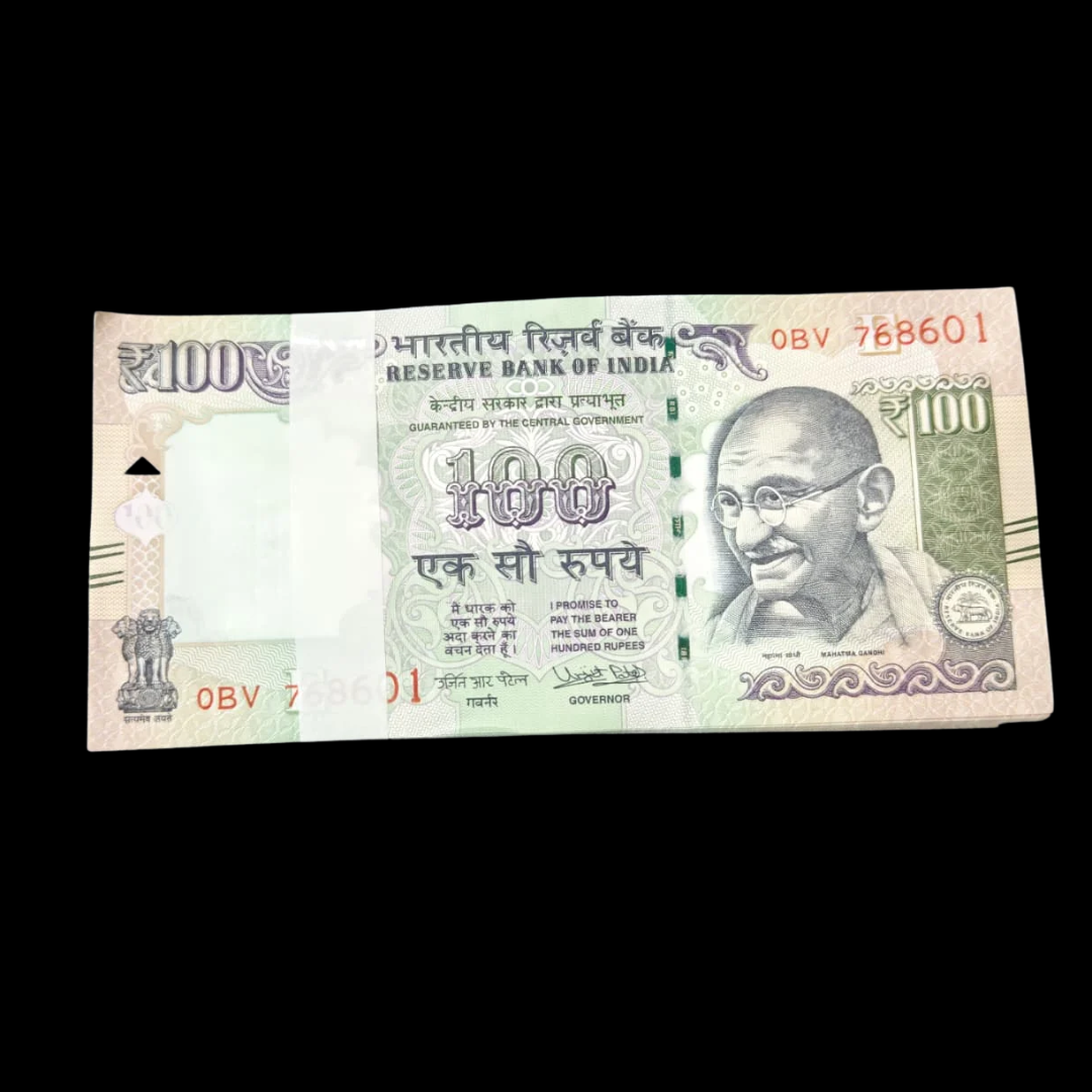 Rs 100 Old Packet With Brail Governor Urjit Patel Rare Collectible