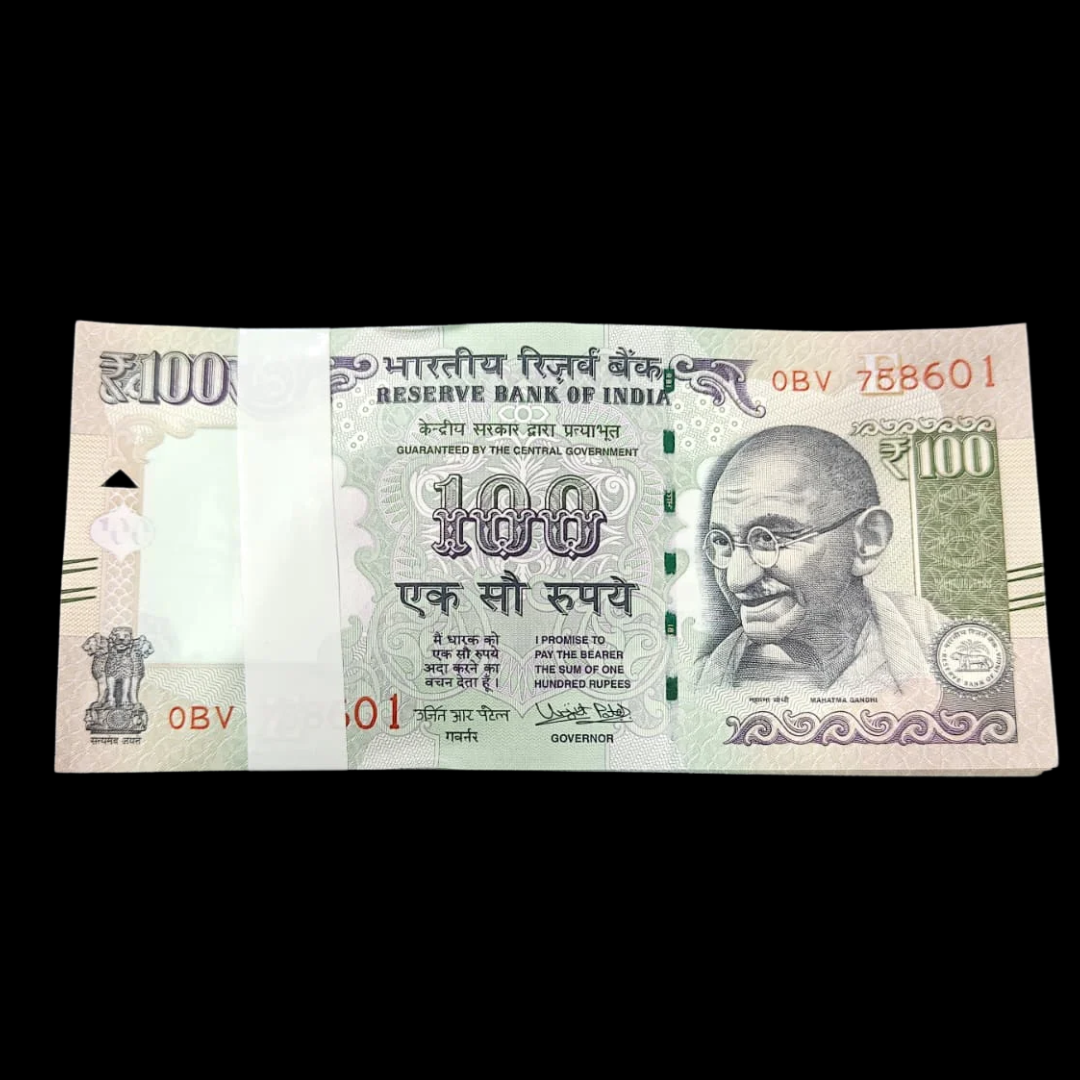 Rs 100 Old Packet With Brail Governor Urjit Patel Rare Collectible