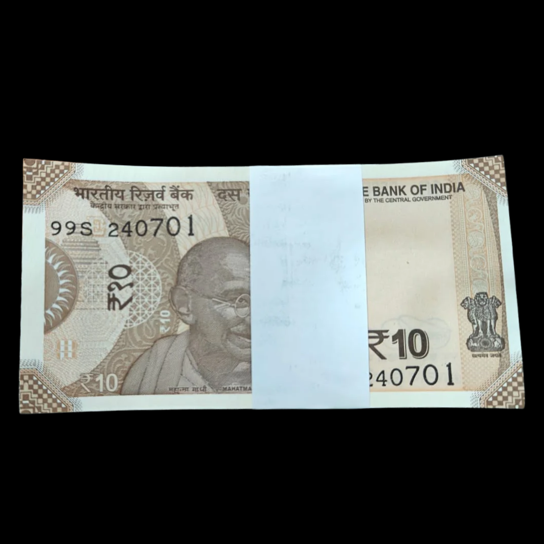 Rs 10 serial birthday packet 240701 July 24 unc condition