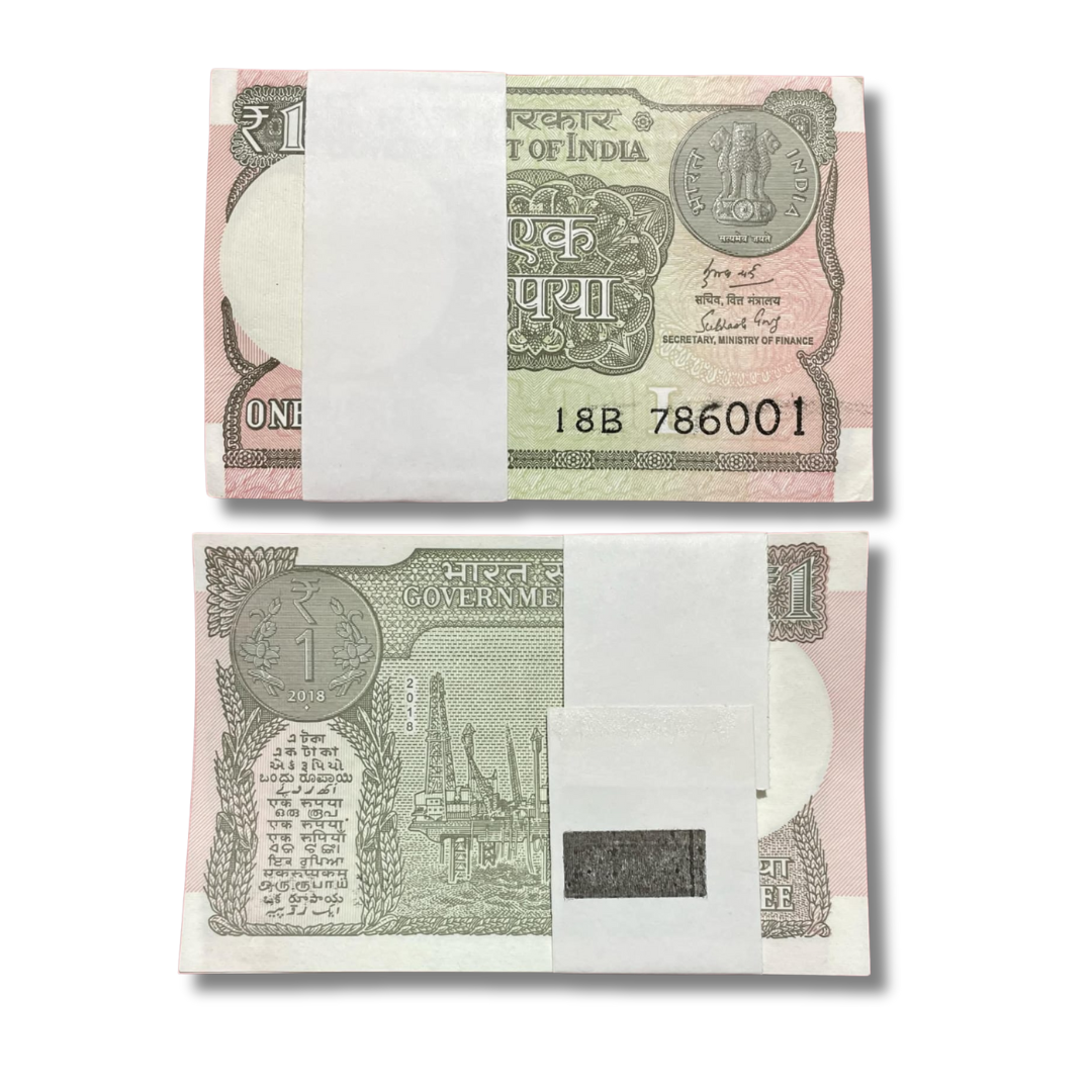 Rs 1 new serial packet 786001 holy bismillah number finance secretary subhash garg unc condition