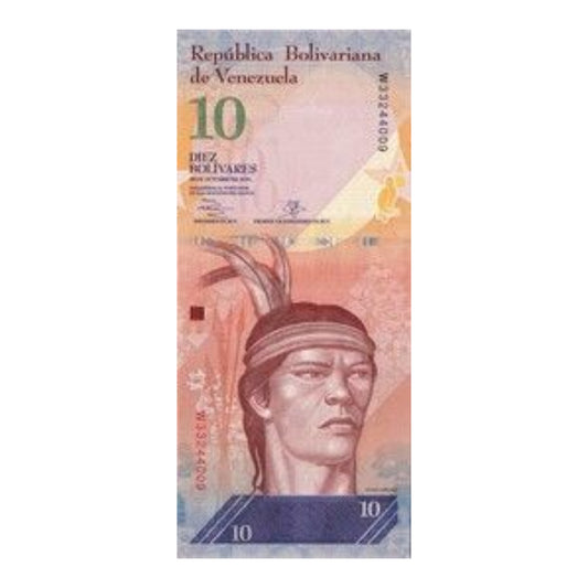 Venezuela 10 Diez Bolivares Banknote Banco Central de Venezuela - Collection Bazzar