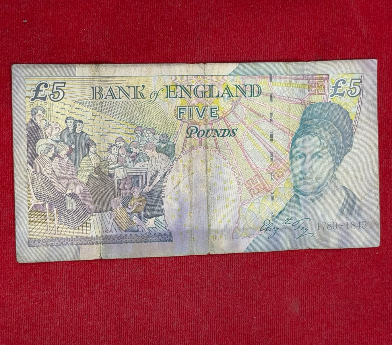 5 Pounds - Elizabeth II Bank of England Used Condition