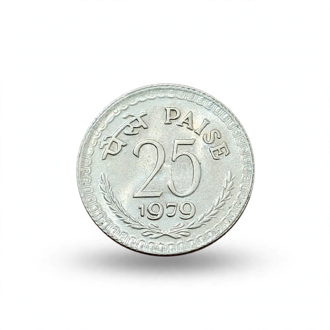 25 Paise 1979 Given Any Mint Old Coins India Collection