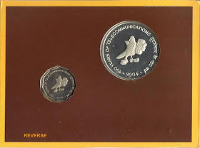 150 Years of Telecommunications 2004 Proof Coin Set | India Commemorative Coins | Rare Collectible Mint Set