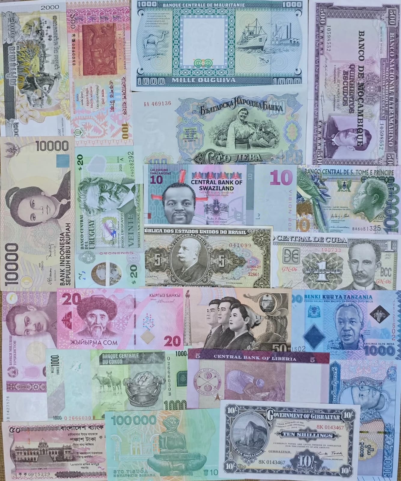 World Currency Note