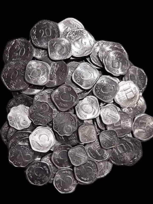 1/2/3/5/10/20 Paisa Alluminium Magnisium Mix Mint Mix Year  qty 💯 PCs - Collection Bazzar