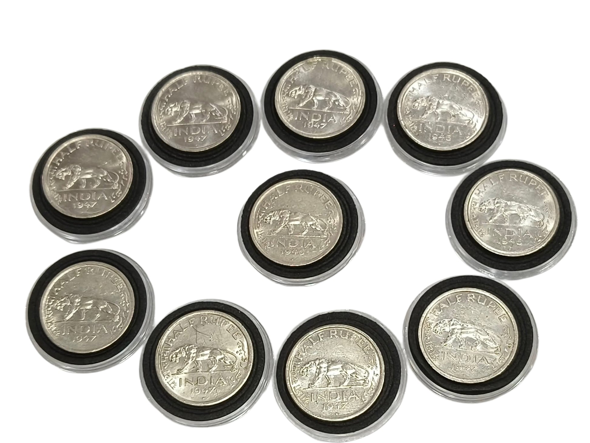 Half Rupee British India 