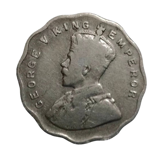 1 Anna 1929 George V King Emperor Coin