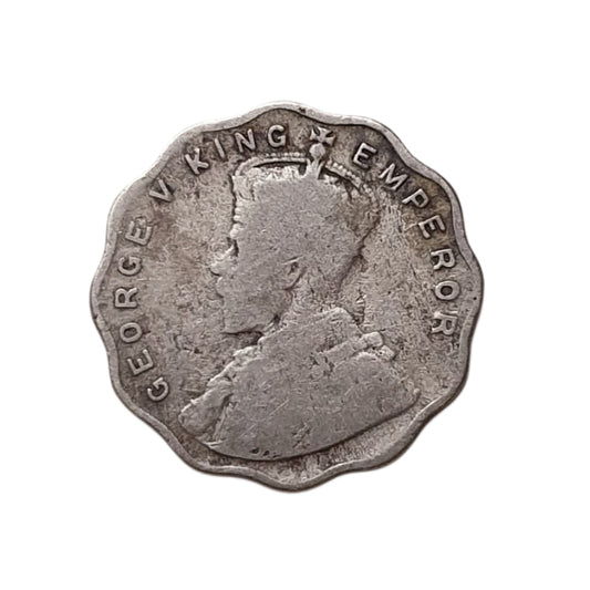 1 Anna Coin 1912 George V King Emperor | Rare Collectible - Collection Bazzar