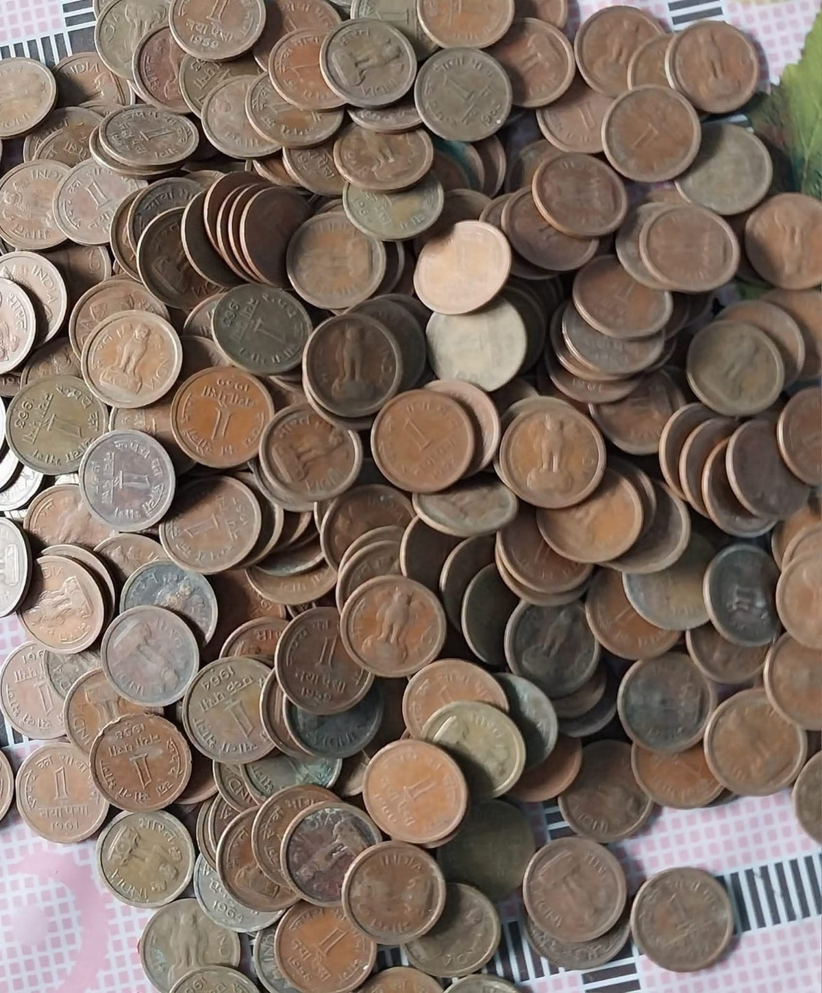 1 Paisa Nickel Brass Mix Mint Mix Year Mix Condition Normal 100 PCS - Collection Bazzar