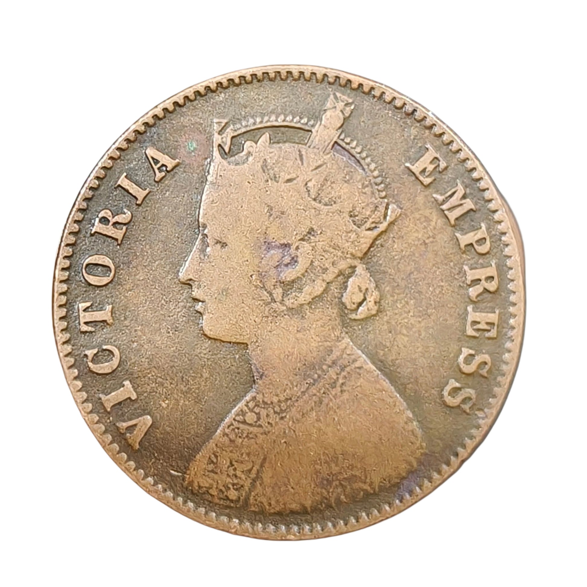 1 quarter anna 1897 victoria empress | Rare Collectible - Collection Bazzar