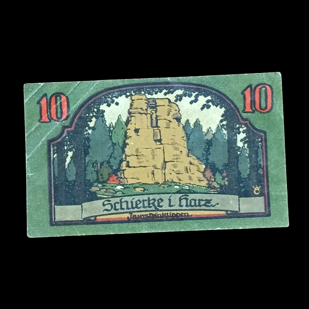 10 Pfennig Notgeld Municipality of Schierke (Prussian Province of Saxony) - Collection Bazzar
