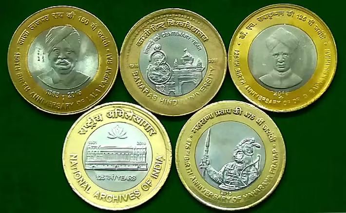 10 Rupees 5 coin set
Commemorative coins
Banaras Hindu Univer - Collection Bazzar