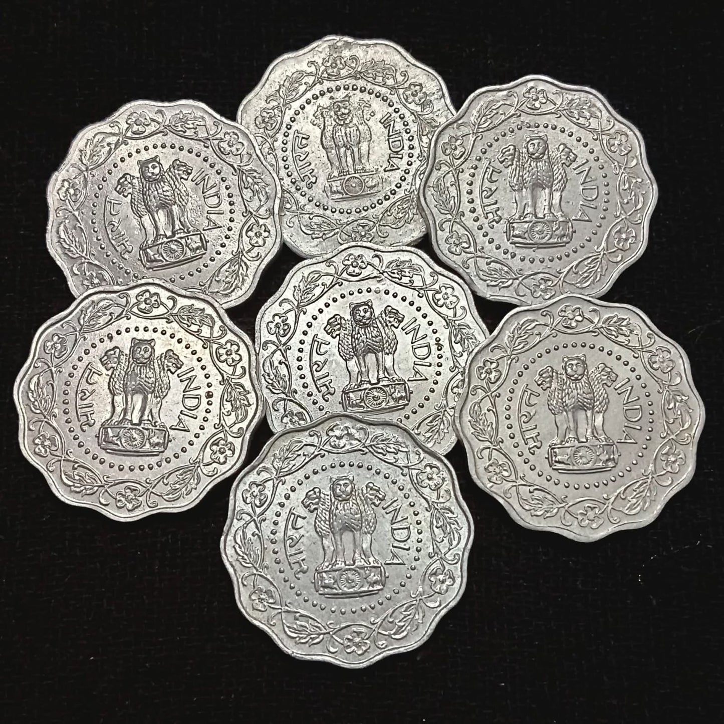 10 paisa aluminium (satyamev jayate) 100 pieces lot mix year unc rare collectible - Collection Bazzar