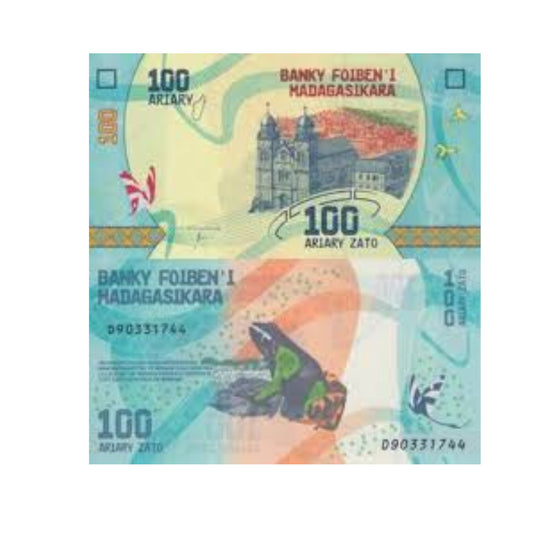 100 Ariary Madagascar unc condition - Collection Bazzar