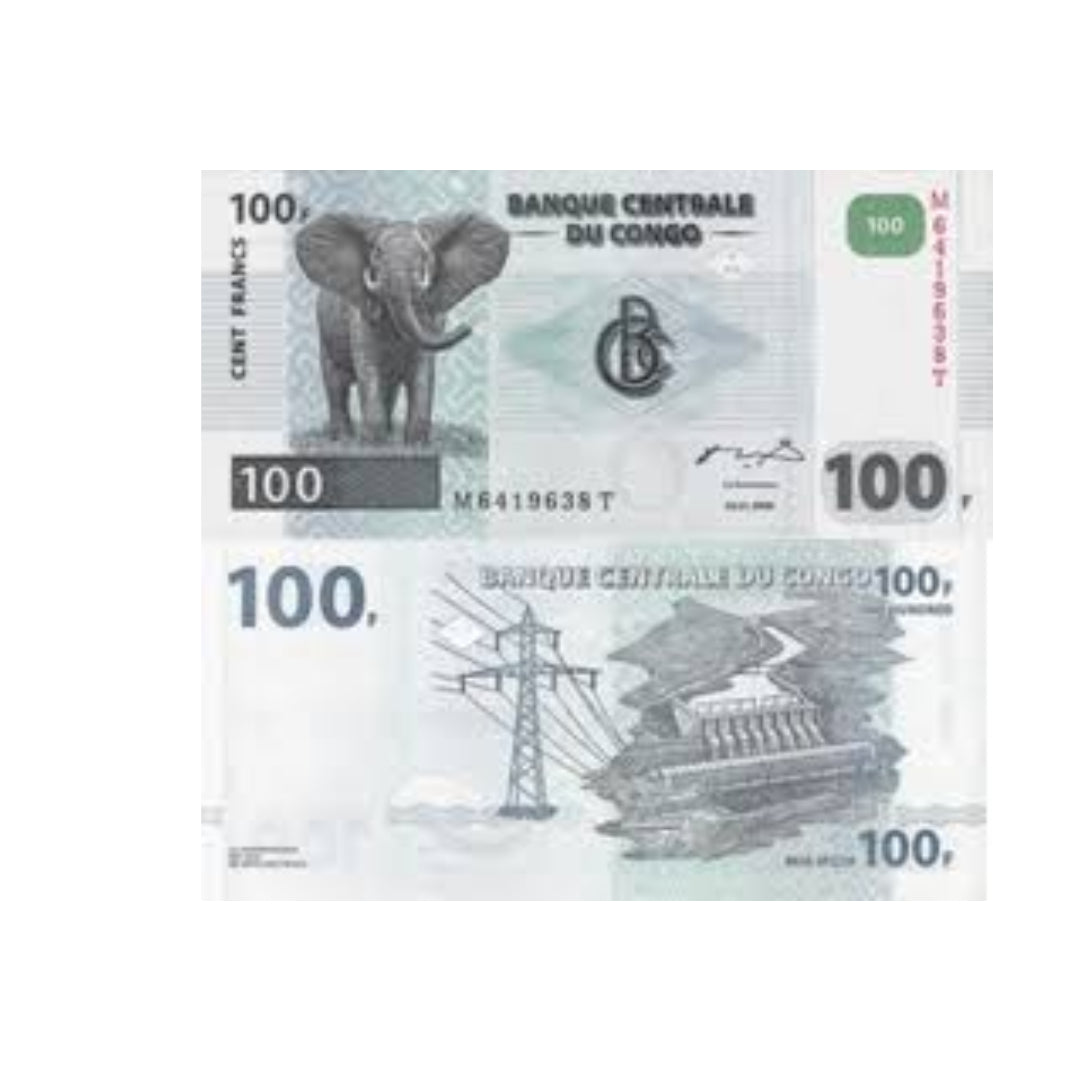 100 DU Congo unc condition - Collection Bazzar