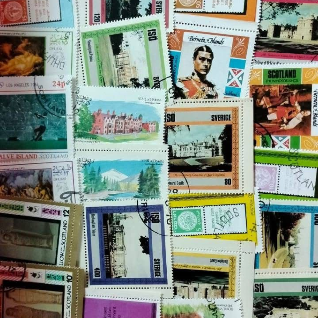 100 Different Stamps foriegn & Others Rare Collectible - Collection Bazzar
