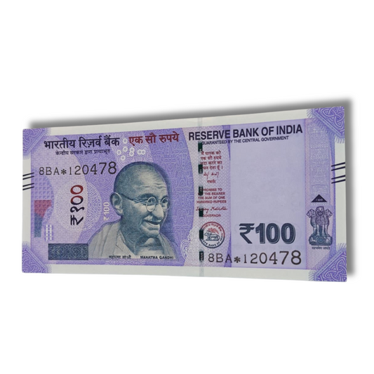 ₹100 Birthday Note serial 120478 dated 12 April 1978