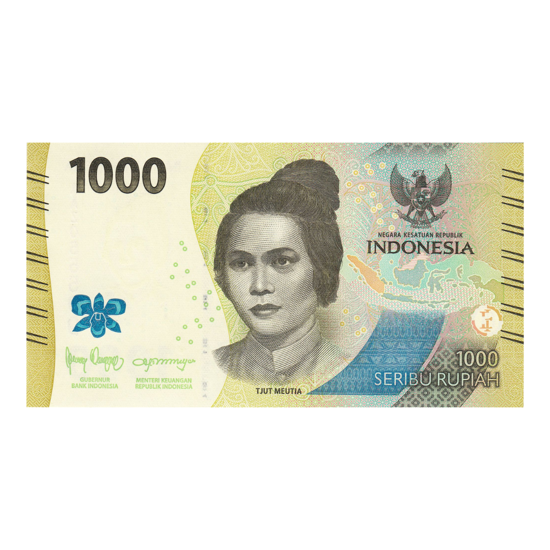 1000 seribu rupiah Indonesia Tjut Meutia unc condition - Collection Bazzar