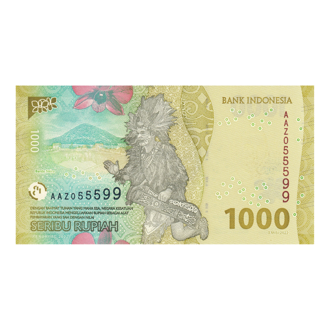 1000 seribu rupiah Indonesia Tjut Meutia unc condition - Collection Bazzar