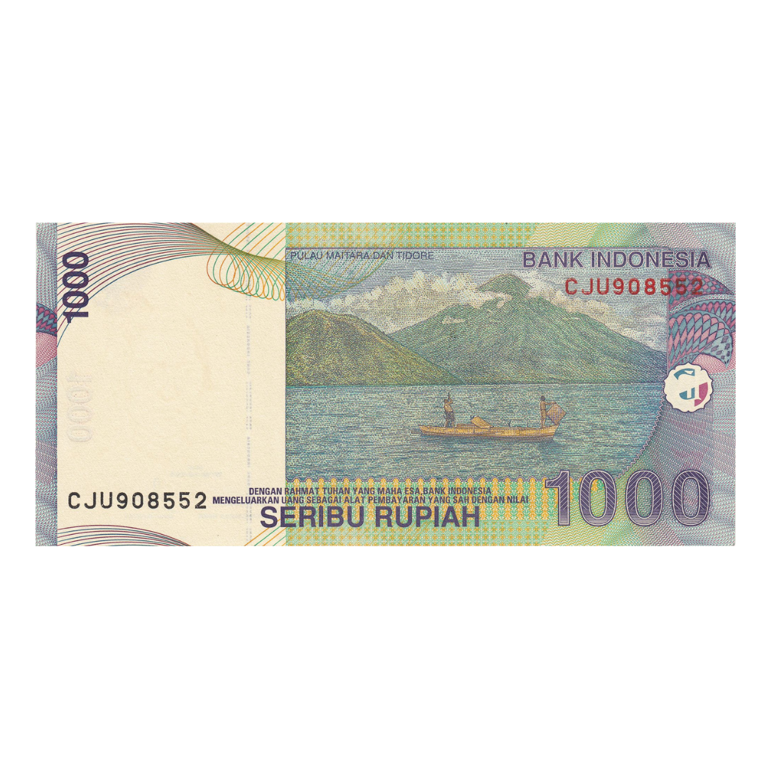 1000 seribu rupiah Indonesia kapitan pattimura unc condition - Collection Bazzar
