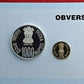 1000 Years Of Brihadeshwar Temple Commorative Coin Proof Set Unc Condition
