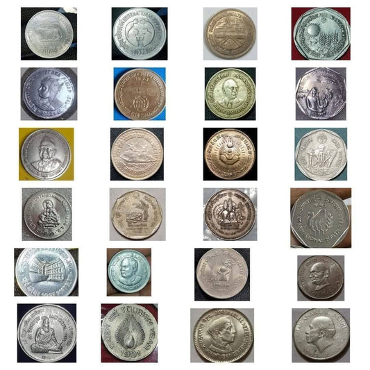 All commemorative coin IN ₹1

24 type of coin

Xf+AUNC+unc mix