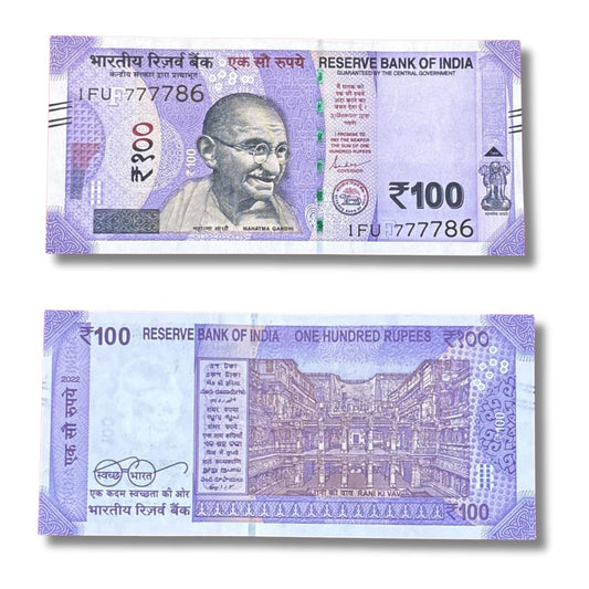 ₹100 Fancy Number Note – 77786 | GEM UNC Condition
