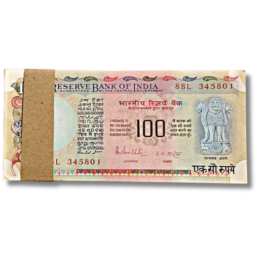 ₹100 Pink Beauty Serial Packet – Prefix 8BL 345801 | R.N. Malhotra