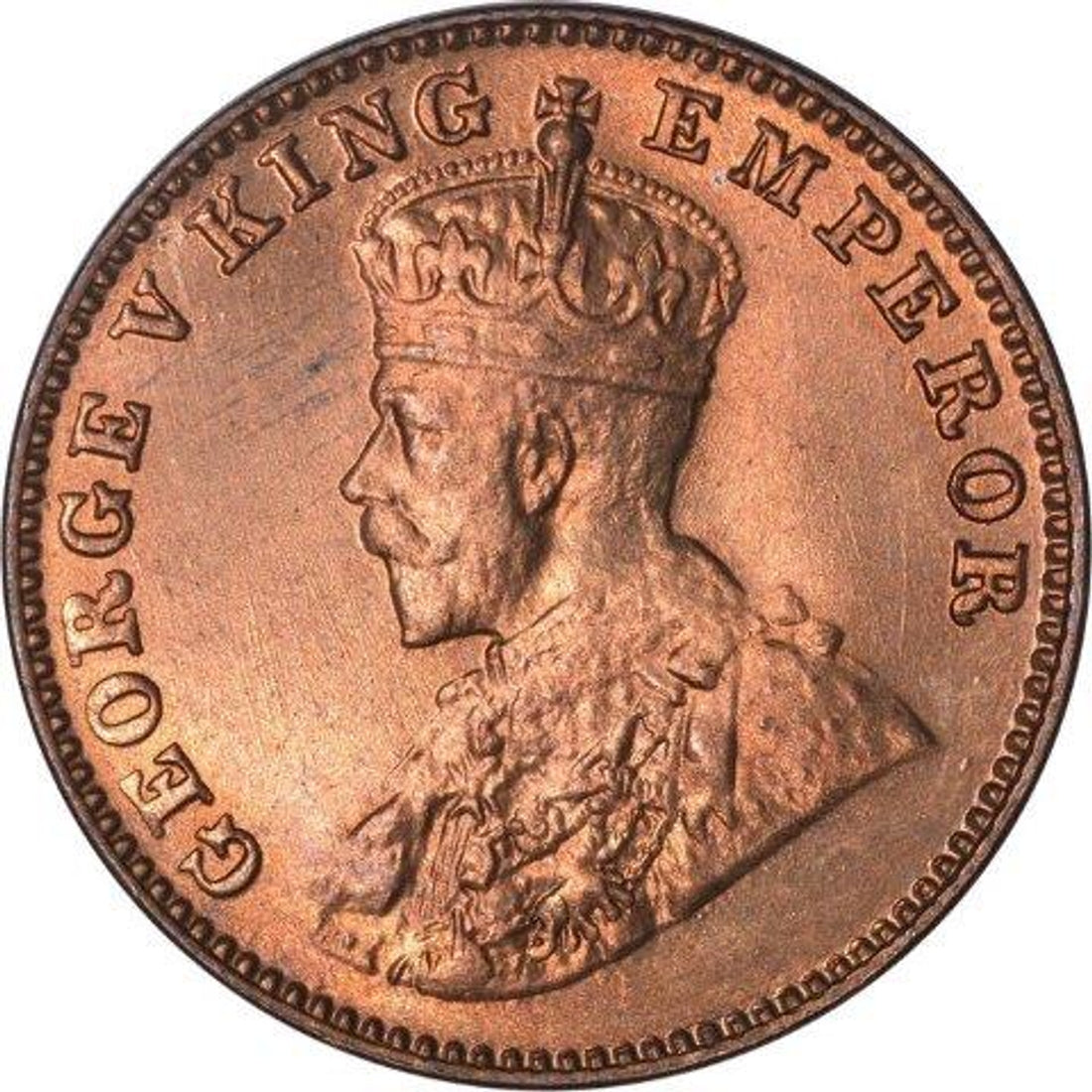 One Quarter Anna 1920 George V King Given Different Good Condition