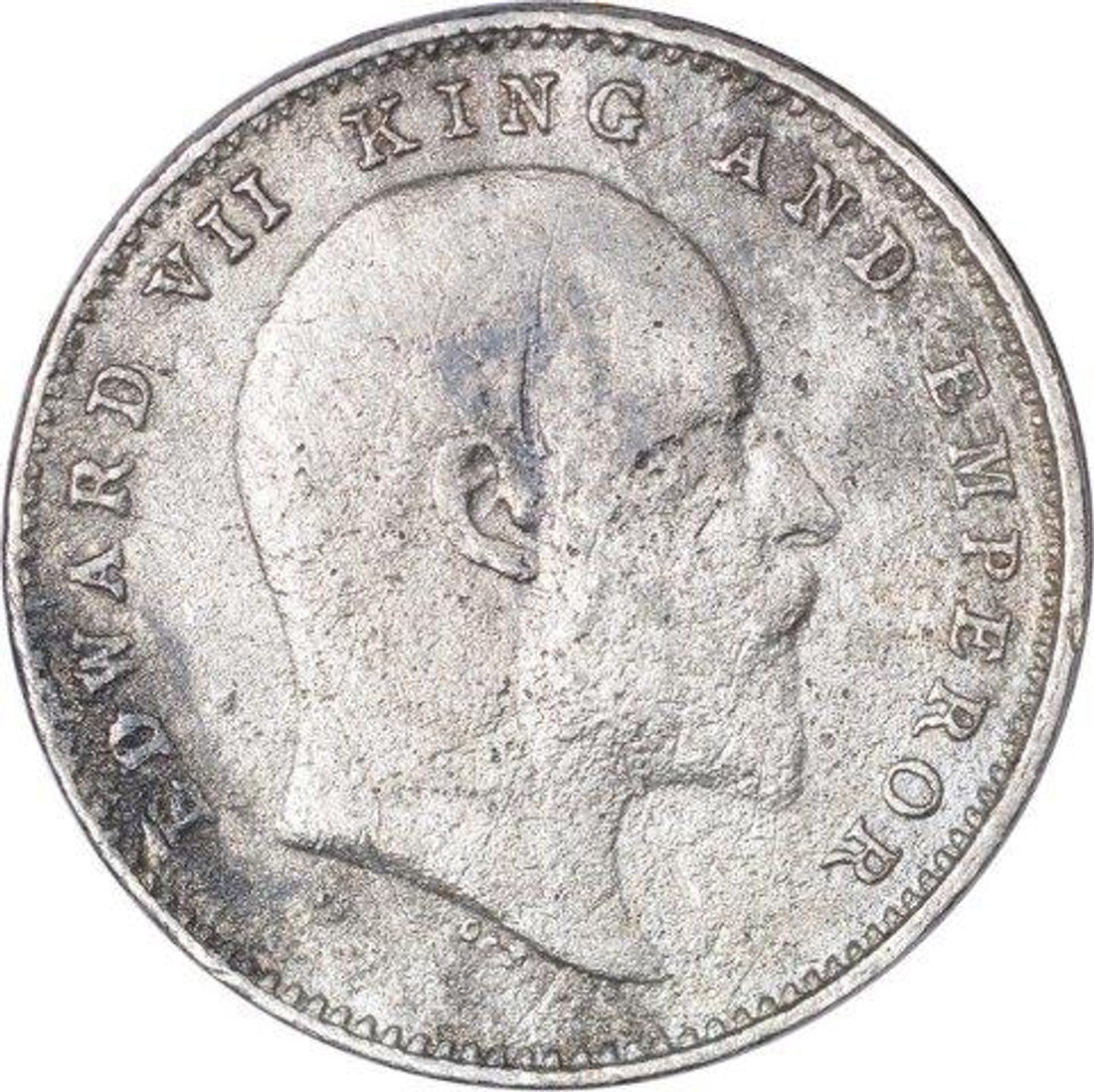 Two Annas Silver Coin 1903 Edward VII King Emperor Rare