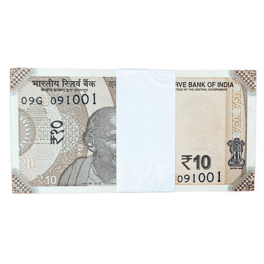 ₹10 Birthday Note Packet - 9th October 2001