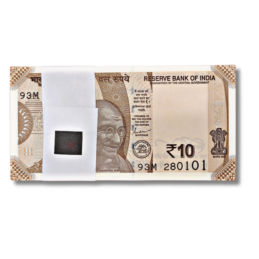 ₹10 Birthday Serial Note Packet – 28 January 2001