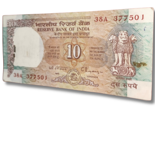 ₹10 Shalimar Note Packet | Prefix 38A Serial 377501 | Ending 541 Sai Baba Number Included