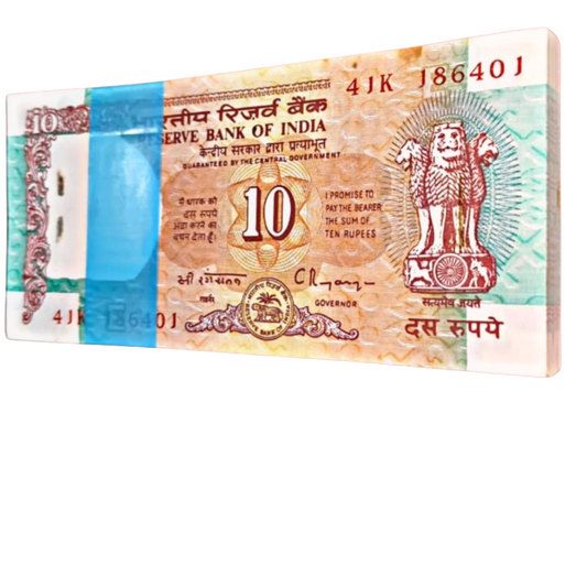 ₹10 Shalimar Note Packet | Prefix 41K Serial 186401 | Ending 420 Fancy Number Included